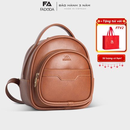 Balo Nữ Mini Đa Năng FADODA FBA14 màu bò