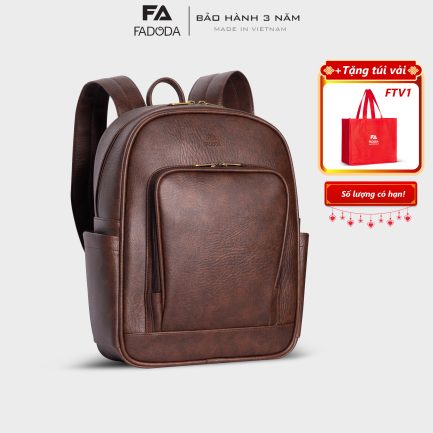 Balo da đa năng unisex FADODA FBA15 màu nâu