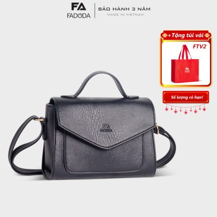Túi đeo chéo nữ thời trang đa năng FADODA FN40 màu đen