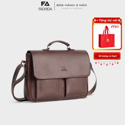 Túi xách công sở FADODA FDC7 màu nâu