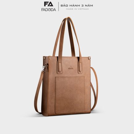 Túi xách nữ công sở đựng laptop Fadoda FTX1B Bò