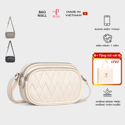 Túi đeo chéo đựng điện thoại nữ mini dáng ngang Petla LN39
