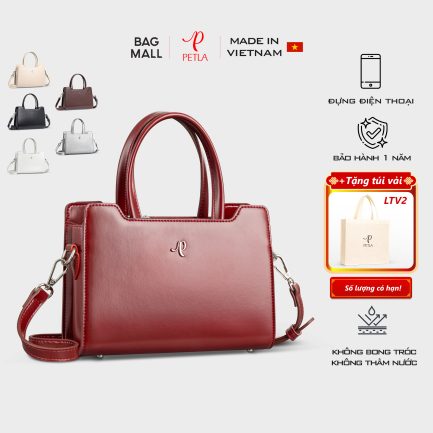 Túi xách nữ sang trọng thời trang PELTA LN20 màu đỏ
