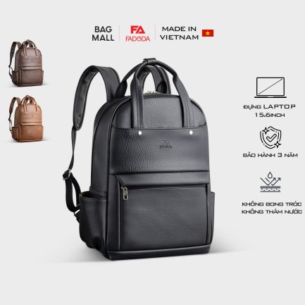 Balo da công sở cỡ lớn Fadoda FBA28 màu đen