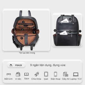 Cách chọn balo da nam phù hợp đi làm, đi học và du lịch