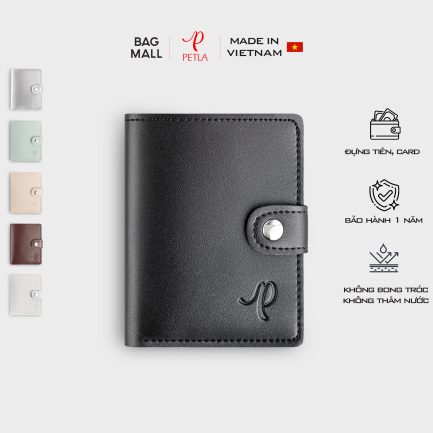 Ví nữ mini cầm tay PETLA LVN20 màu đen