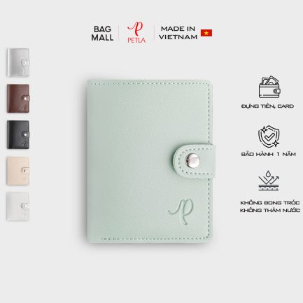 Ví nữ mini cầm tay PETLA LVN20 màu xanh ngọc