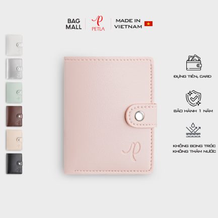 Ví nữ mini cầm tay PETLA LVN20 màu hồng
