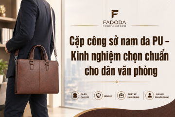 Cặp công sở nam da PU – Kinh nghiệm chọn chuẩn cho dân văn phòng