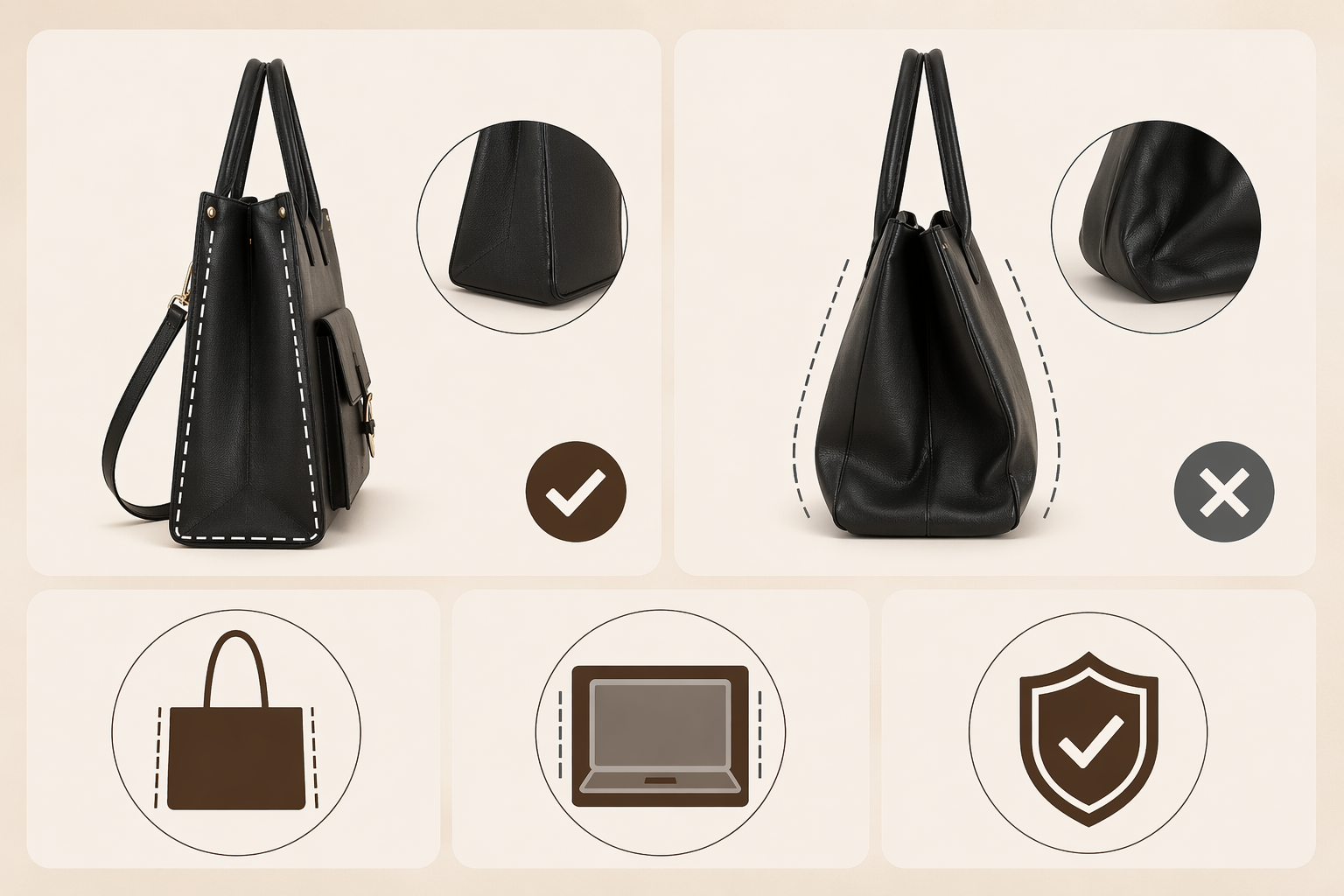 Cách chọn túi đựng laptop nữ chuẩn form, chống sốc tốt