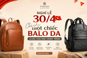 Nghỉ lễ 30/4, chỉ cần một chiếc balo da là đủ cho mọi hành trình