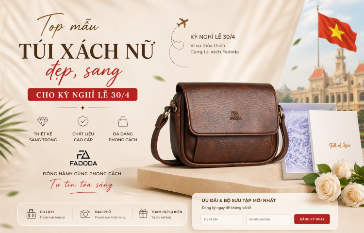 Top mẫu túi xách nữ đẹp, sang cho kỳ nghỉ lễ 30/4