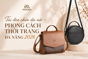 Túi đeo chéo da nữ – Phong cách thời trang đa năng 2026