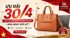 Ưu đãi 30/4 cho túi xách đựng laptop cao cấp – mua ngay kẻo lỡ