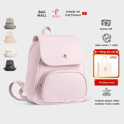 Balo mini thời trang trẻ trung Petla LBA1 màu hồng
