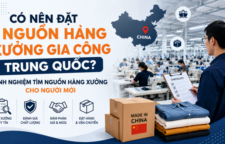 Có nên đặt nguồn hàng xưởng Trung Quốc? Kinh nghiệm tìm nguồn hàng xưởng cho người mới