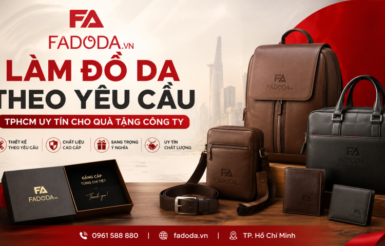 Làm đồ da theo yêu cầu TPHCM uy tín cho quà tặng công ty