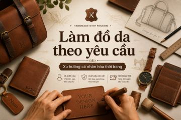 Làm đồ da theo yêu cầu – Xu hướng cá nhân hóa thời trang