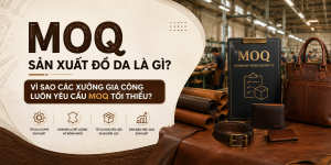 MOQ sản xuất đồ da là gì? Vì sao các xưởng gia công luôn yêu cầu MOQ tối thiểu?
