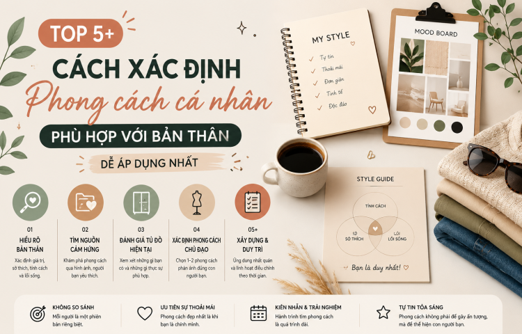 Top 5+ cách xác định phong cách cá nhân phù hợp với bản thân dễ áp dụng nhất