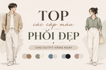 Top các cặp màu phối đẹp giúp outfit hằng ngày thêm thời trang