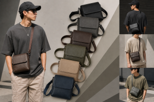 Túi đeo chéo nam – Cách phối đồ chuẩn phong cách streetwear