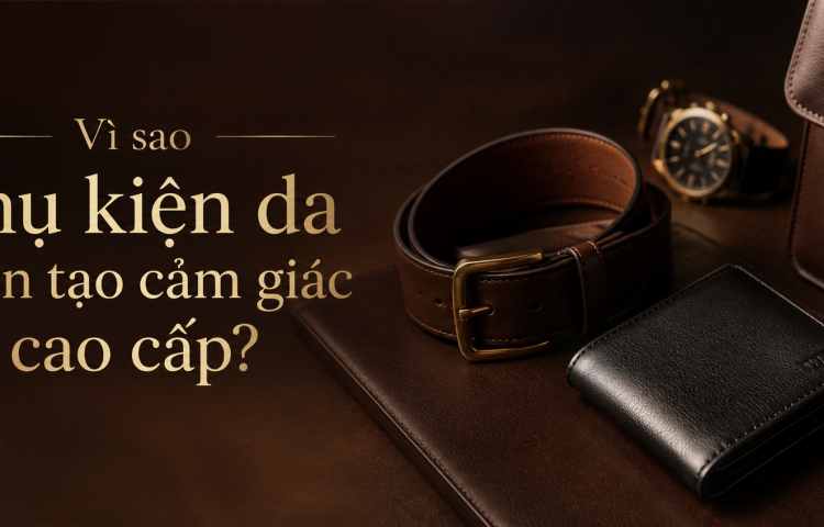 Vì sao phụ kiện da luôn tạo cảm giác cao cấp?