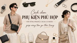 Cách chọn phụ kiện phù hợp với từng phong cách cá nhân giúp nâng tầm gu thời trang