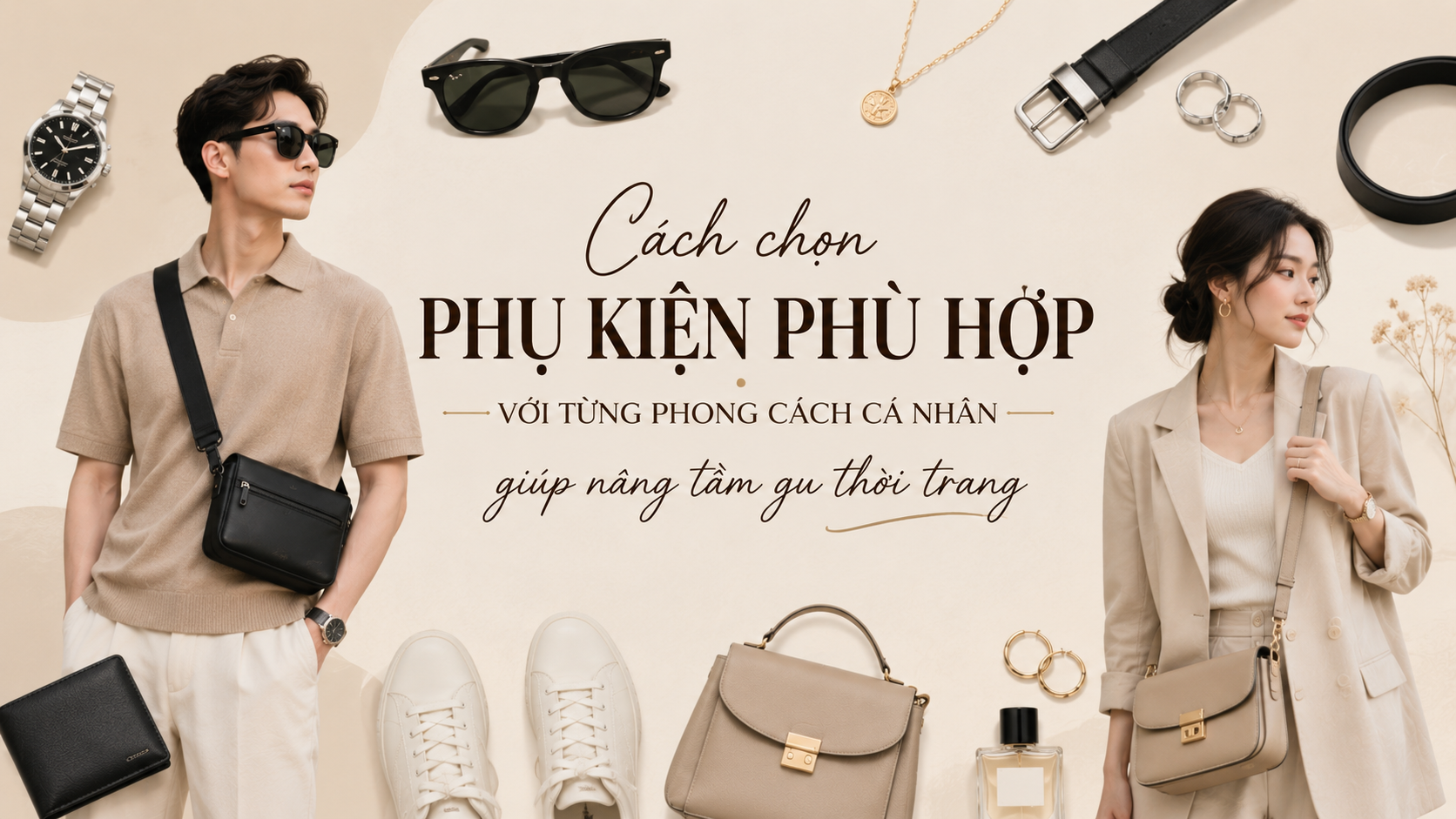 Cách chọn phụ kiện phù hợp với từng phong cách cá nhân giúp nâng tầm gu thời trang