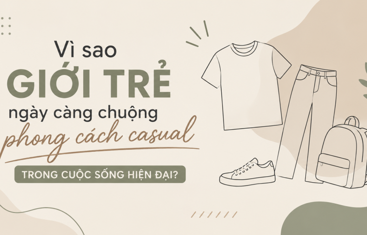 Vì sao giới trẻ ngày càng chuộng phong cách casual?