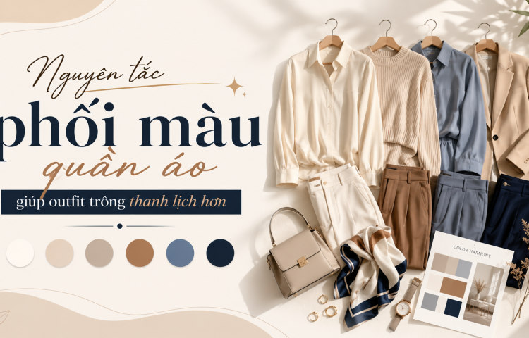 Nguyên tắc phối màu quần áo giúp outfit trông thanh lịch hơn