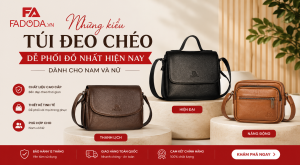 Những kiểu túi đeo chéo dễ phối đồ nhất hiện nay dành cho nam và nữ