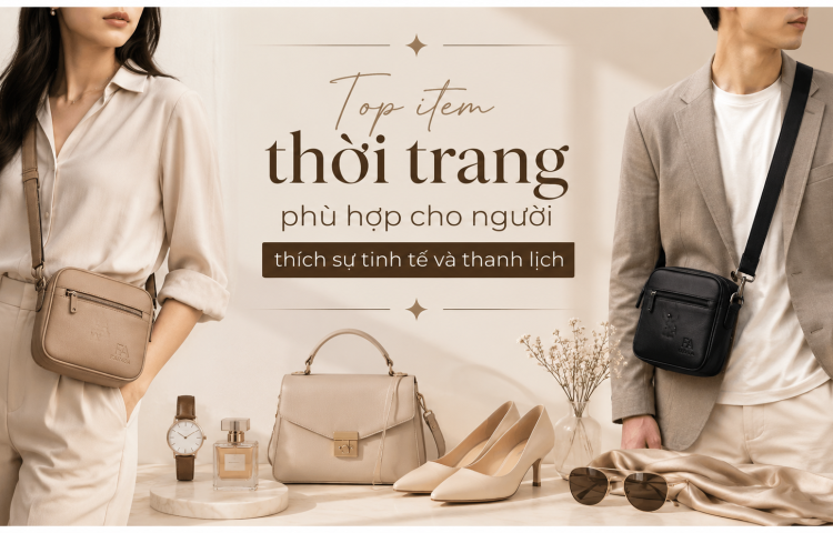 Top item thời trang phù hợp cho người thích sự tinh tế và thanh lịch