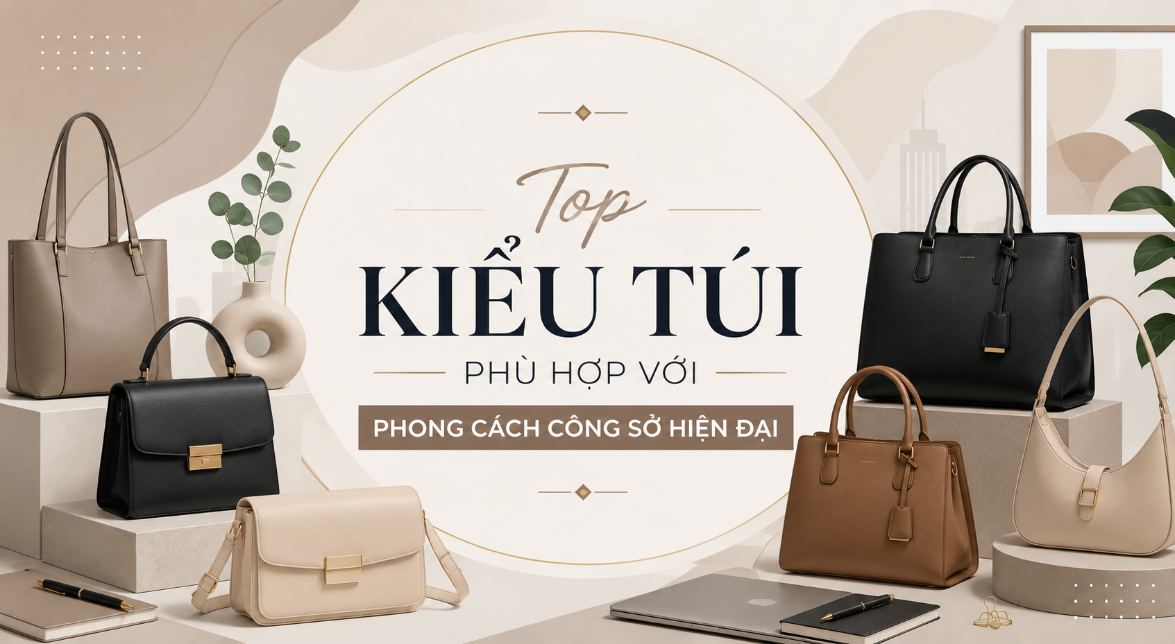 Top kiểu túi phù hợp với phong cách công sở hiện đại