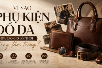 Vì sao phụ kiện đồ da chưa bao giờ lỗi thời trong thời trang?